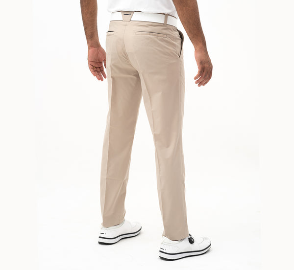 Khaki on sale golf trousers