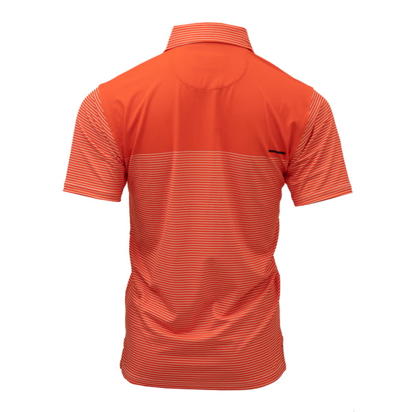 Orange store golf shirt