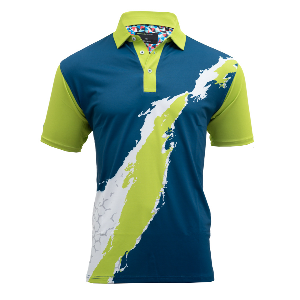 Neon Tremor Men's Golf T-Shirt Stylish Neon Golf Shirts – BELOW
